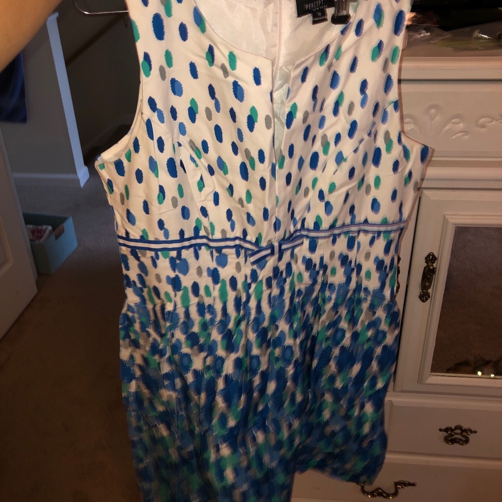 Blue and White summer dress